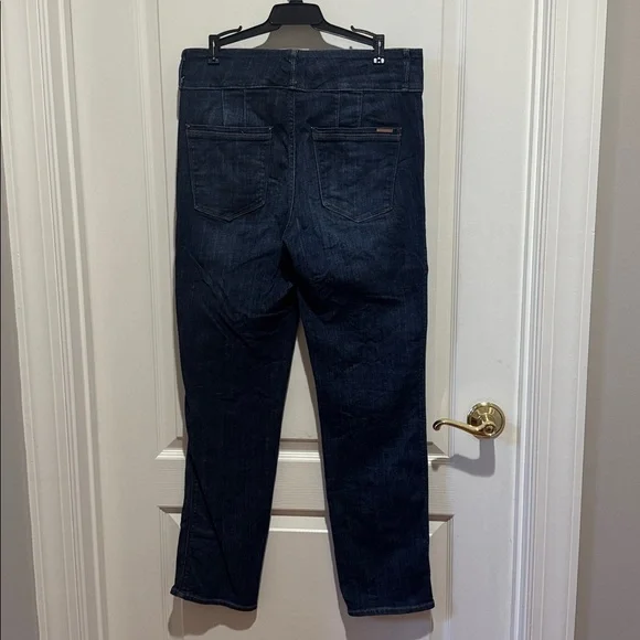 WHBM Extra High Rise Straight Pintuck Leg Medium Wash Jeans Size 8 $120 EUC KL - Picture 11 of 16